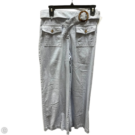 Pants Dress By Loft In Blue & White, Size: 0