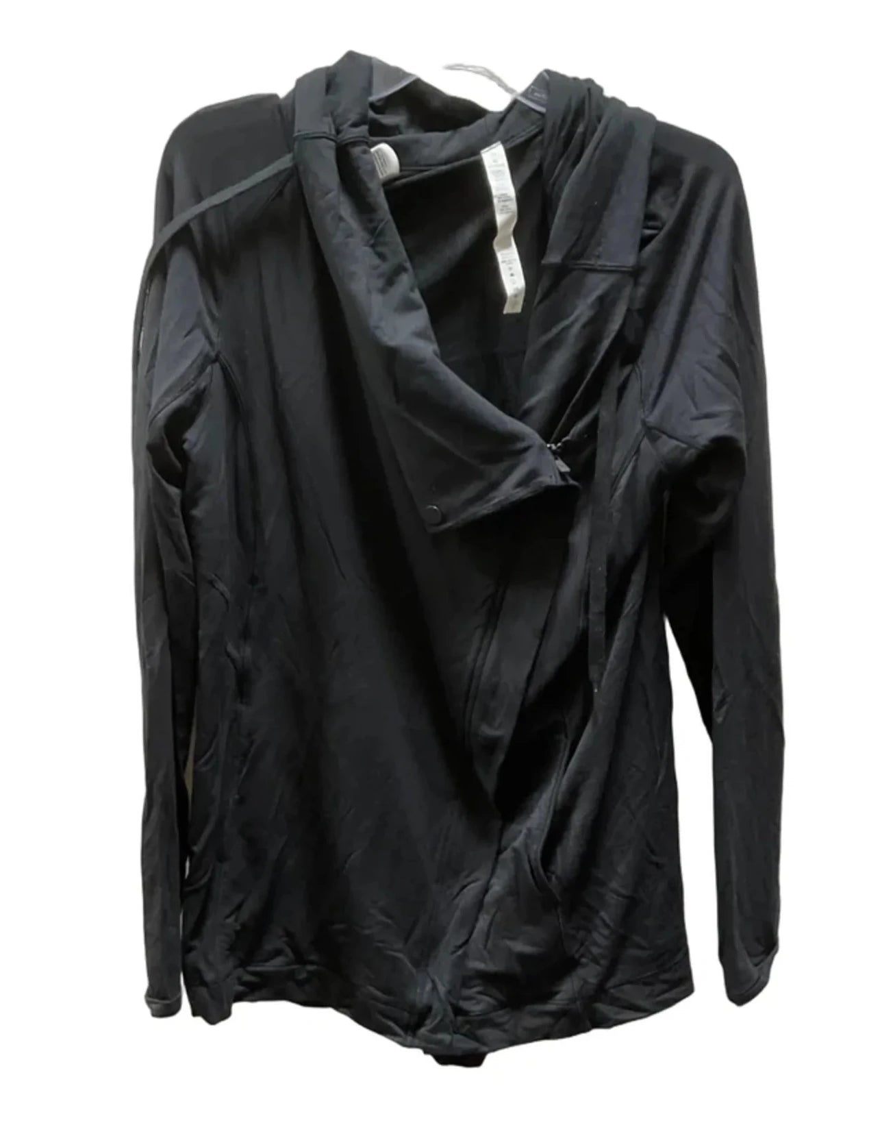 Athletic Jacket By Lululemon In Black, Size: 10