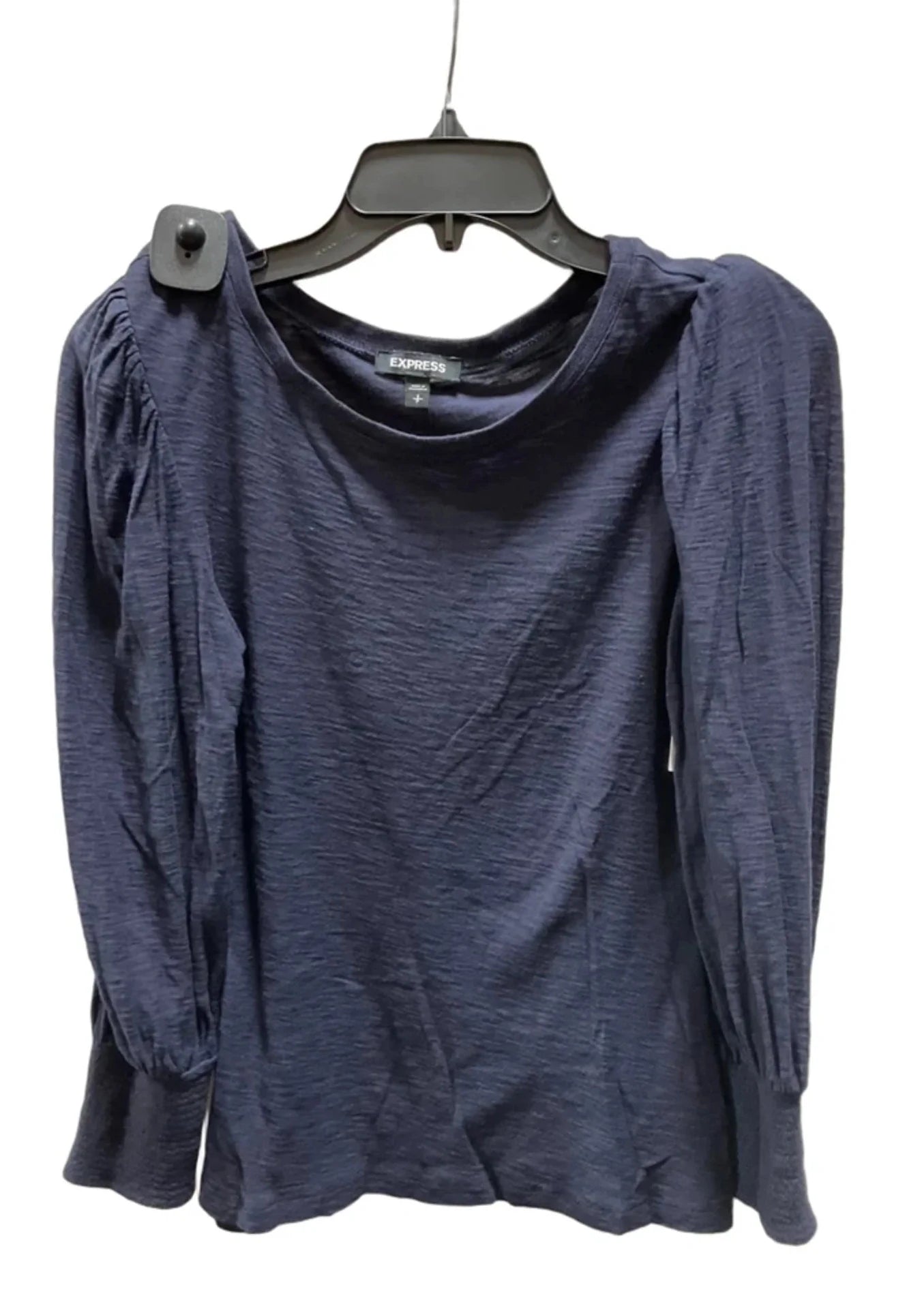 Top Long Sleeve By Express In Blue, Size: S