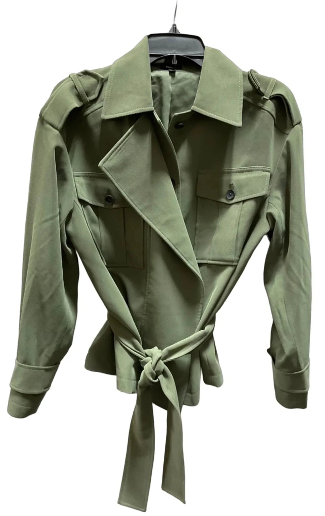 Jacket Other By Express In Green, Size: S