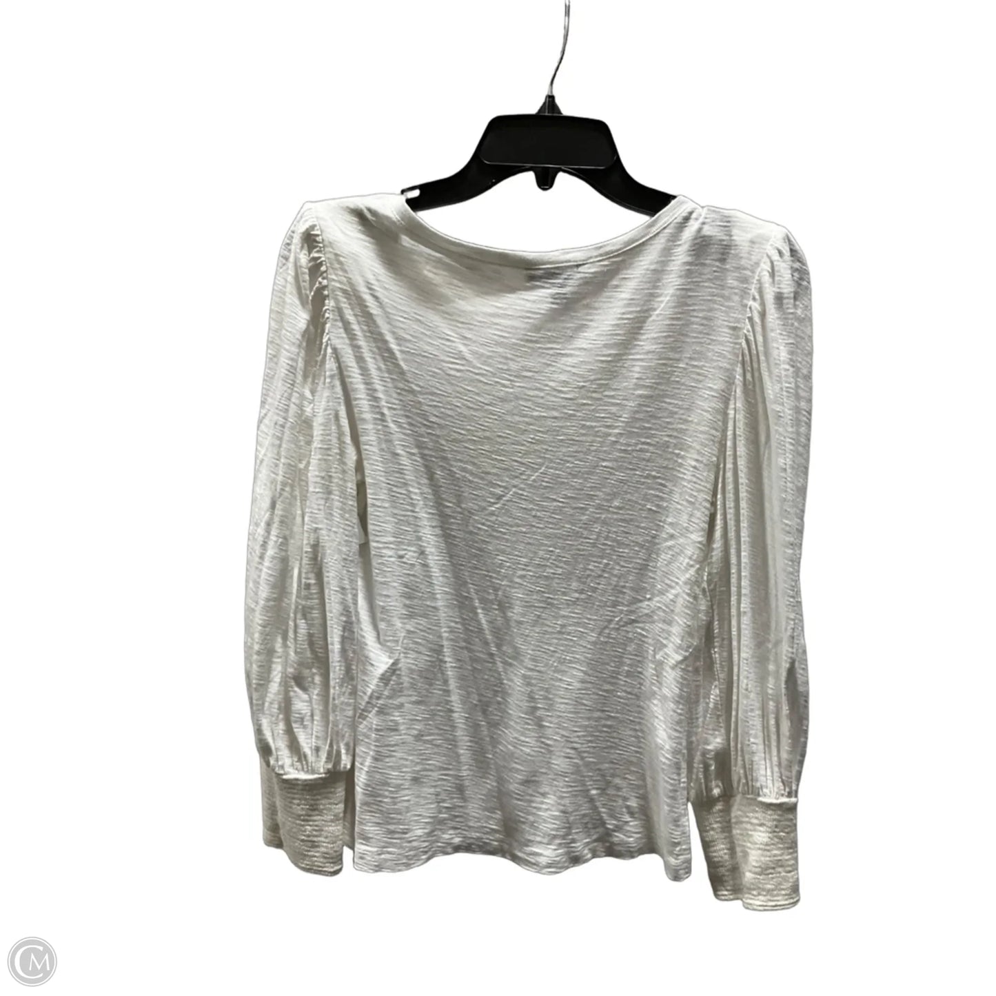 Top Long Sleeve By Express In White, Size: S