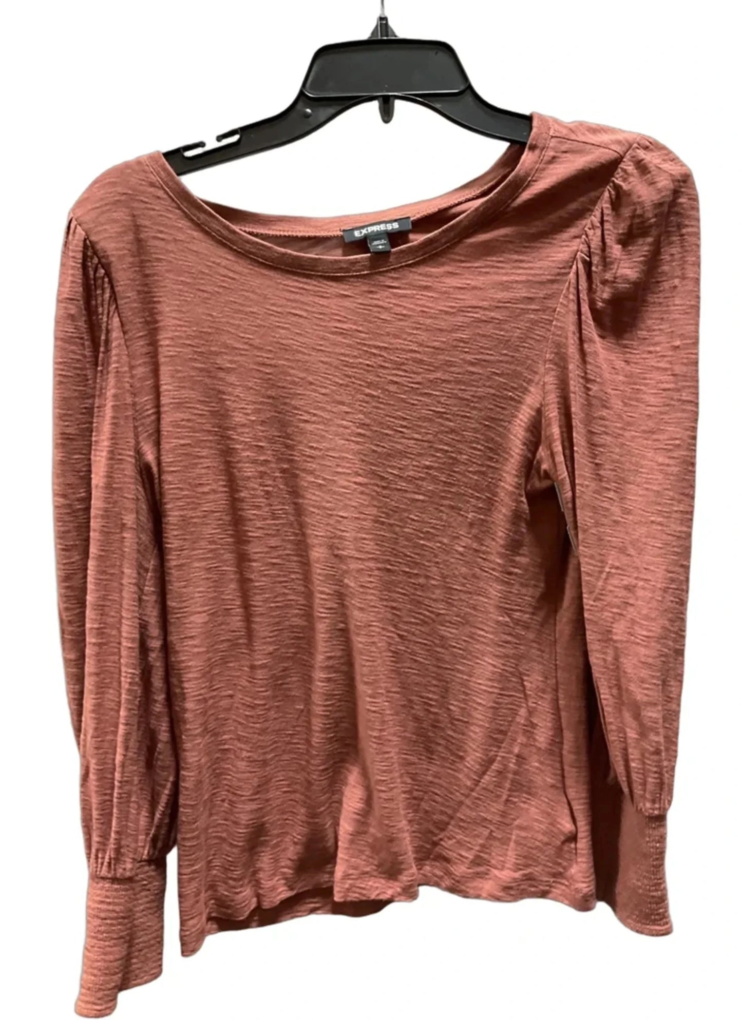 Top Long Sleeve By Express In Red, Size: S