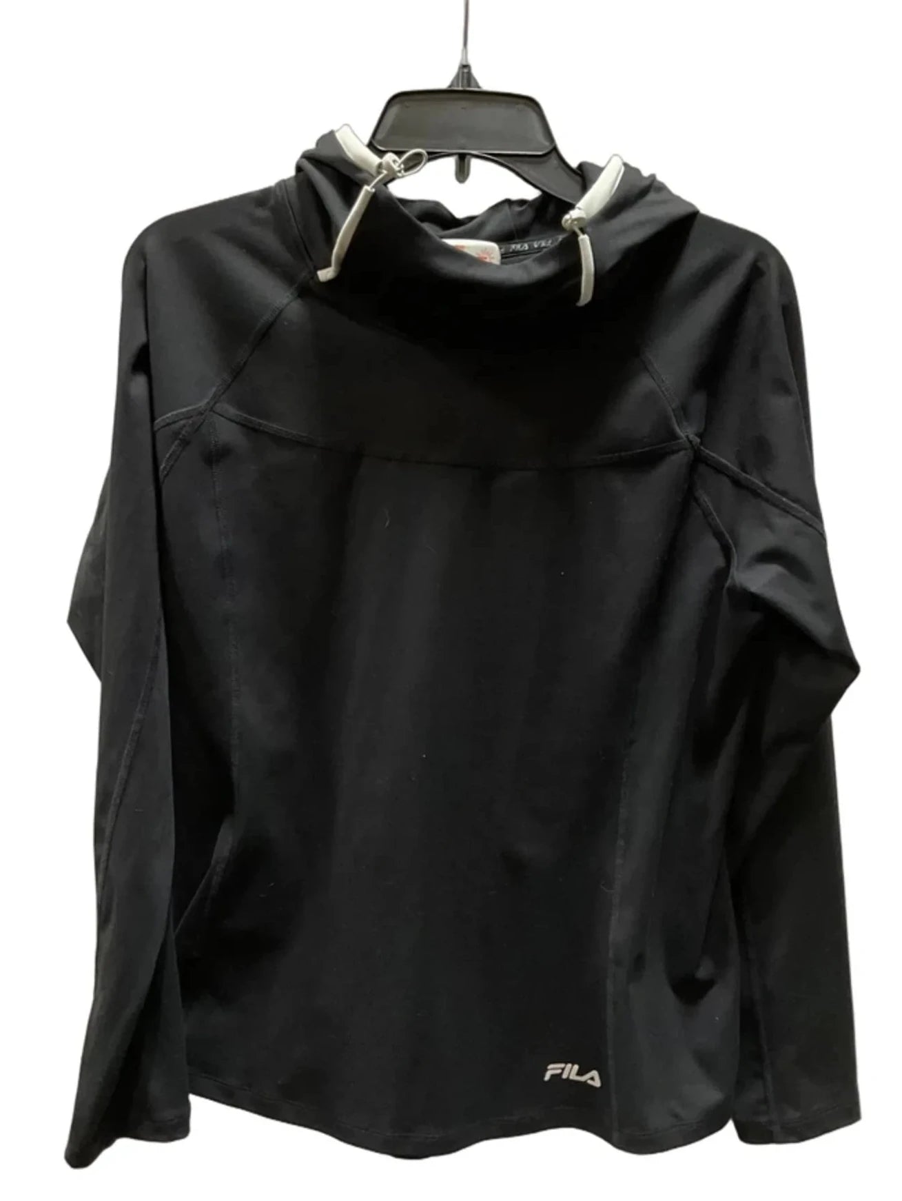 Athletic Jacket By Fila In Black, Size: M