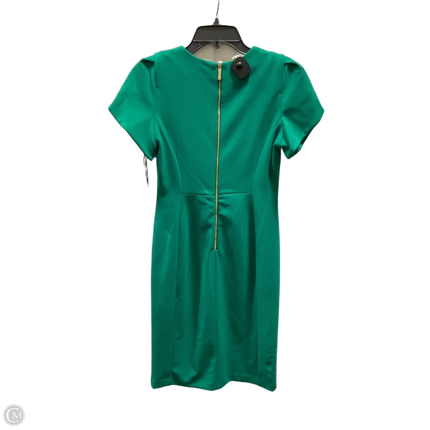 Dress Casual Midi By Calvin Klein In Green, Size: 4