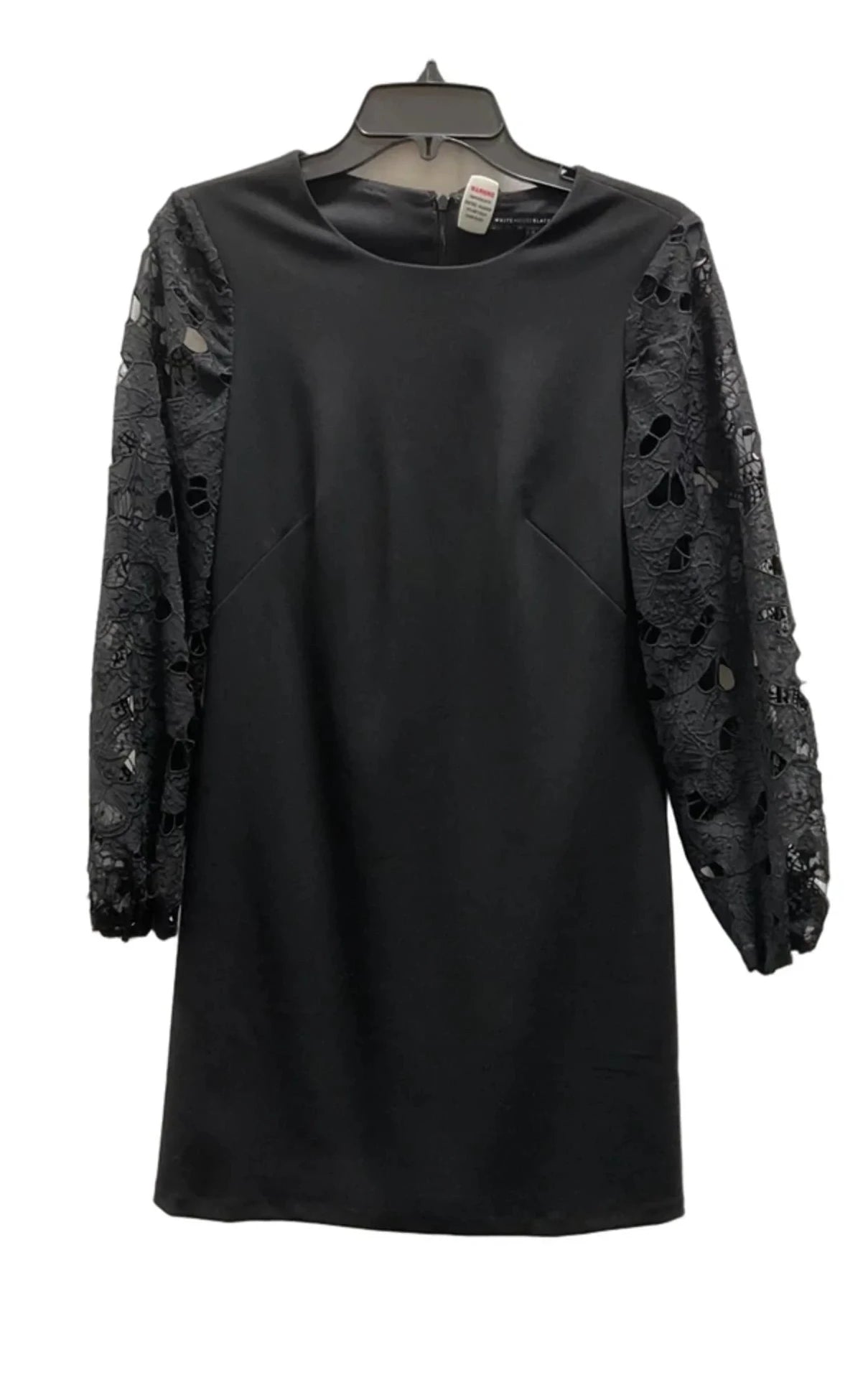 Dress Casual Midi By White House Black Market In Black, Size: 0