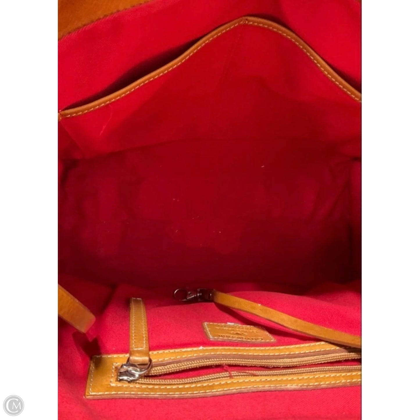 Handbag Leather By Cma, Size: Medium