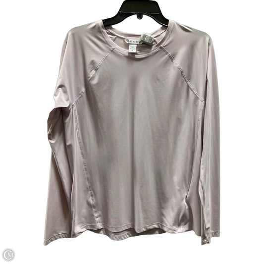 Athletic Top Short Sleeve By Athleta In Purple, Size: M