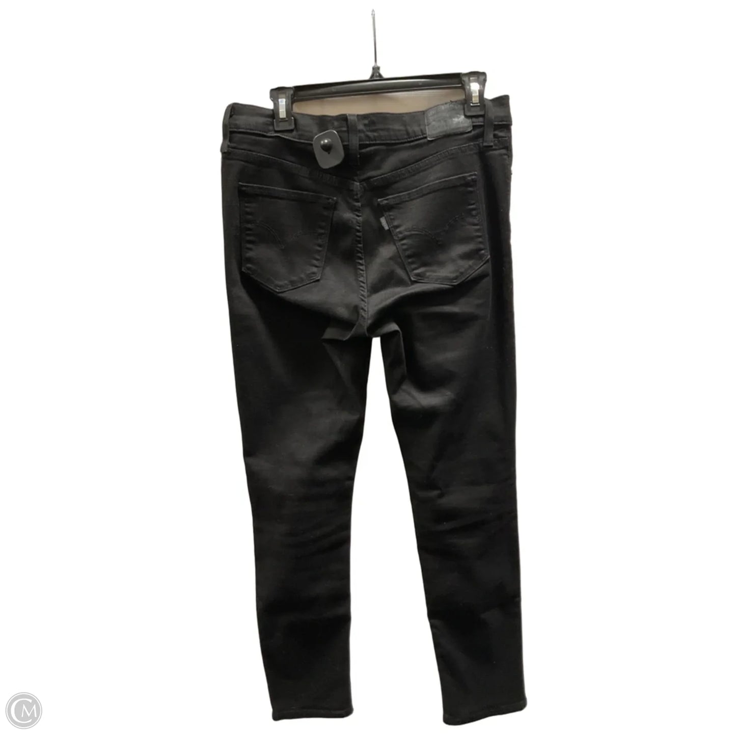 Jeans Skinny By Levis In Black, Size: 8