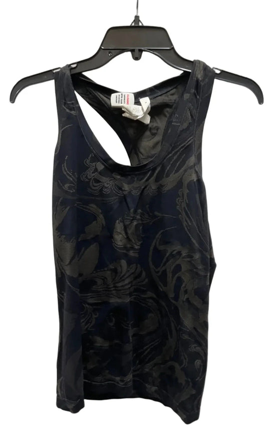Athletic Tank Top By Athleta In Black & Green, Size: L