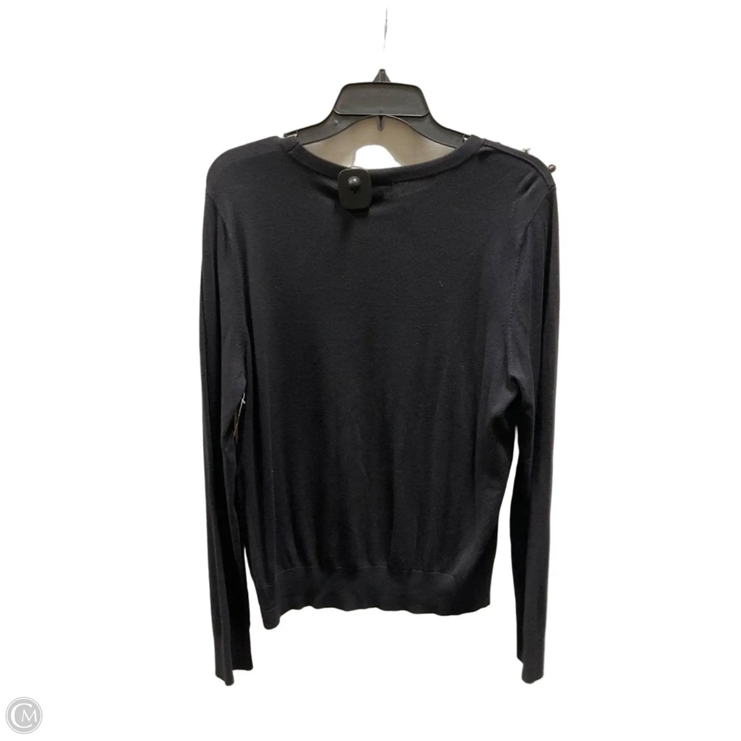 Top Long Sleeve By Ann Taylor In Blue, Size: L