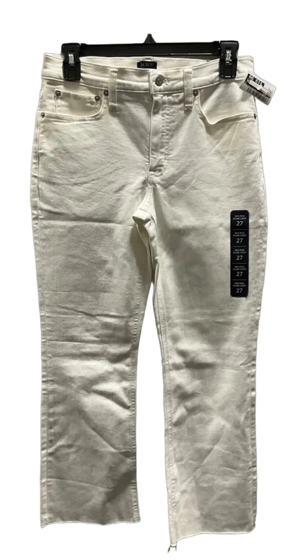 Jeans Flared By J. Crew In White, Size: 4