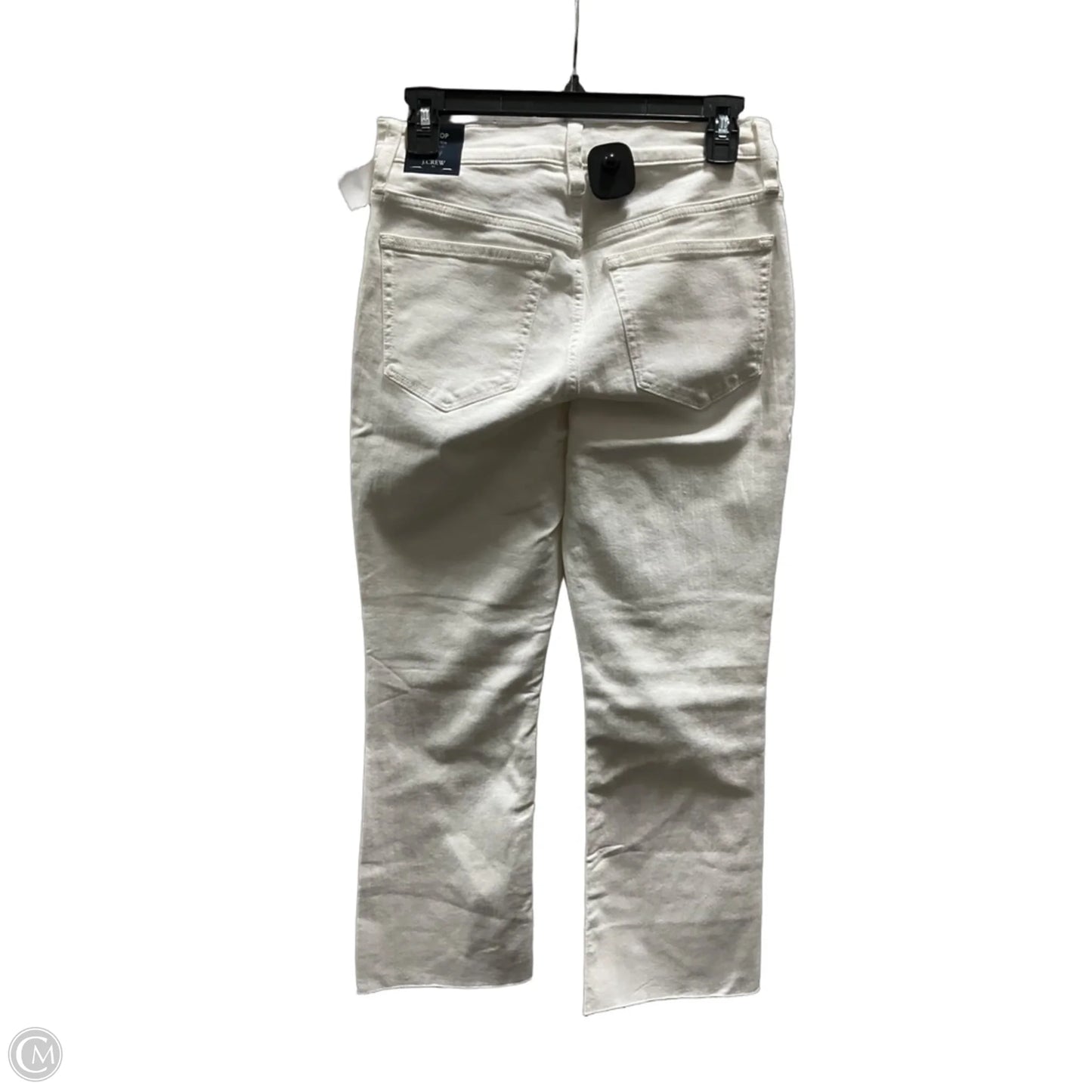 Jeans Flared By J. Crew In White, Size: 4