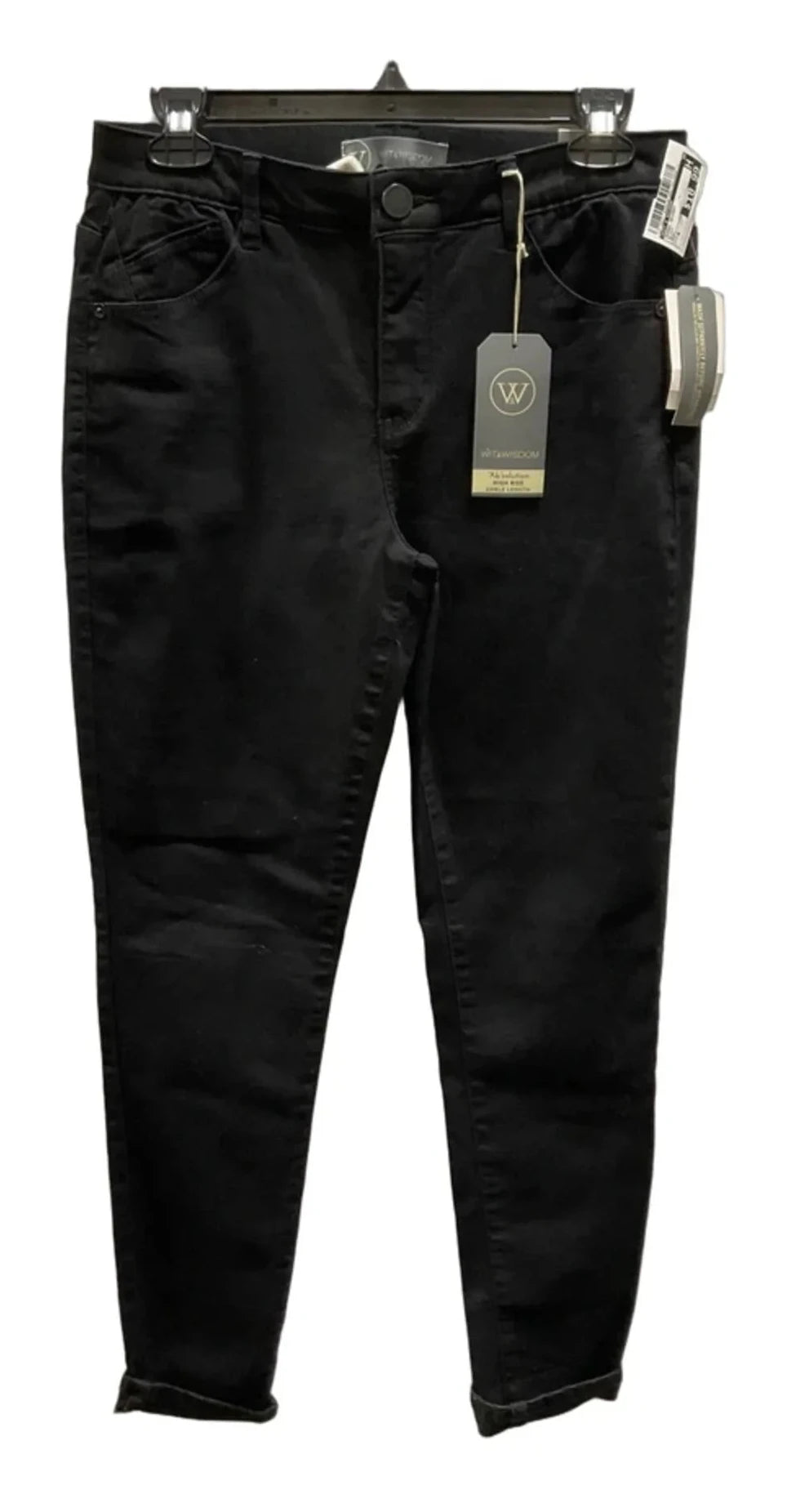Jeans Skinny By Wit & Wisdom In Black, Size: 6