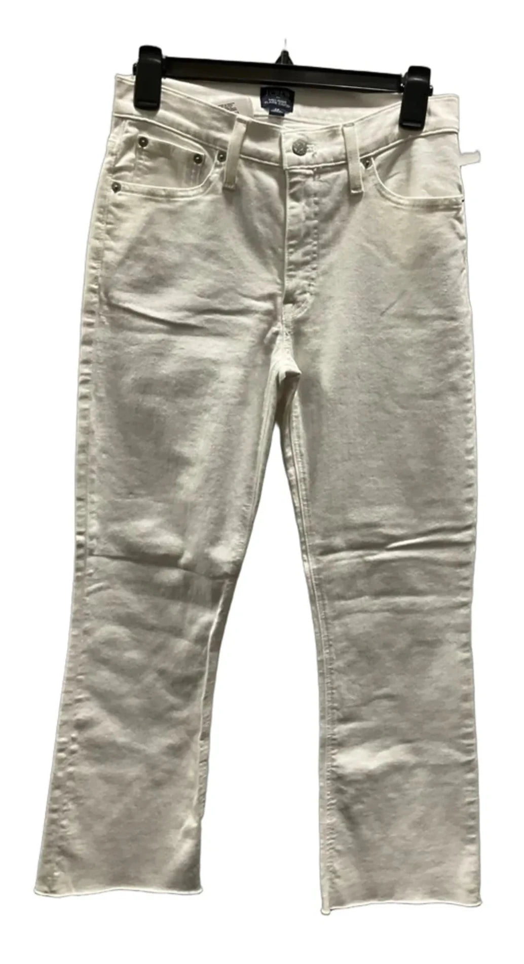 Jeans Flared By J. Crew In White, Size: 6