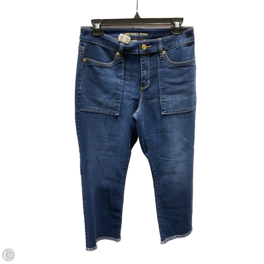 Jeans Boot Cut By Michael By Michael Kors In Blue, Size: 8