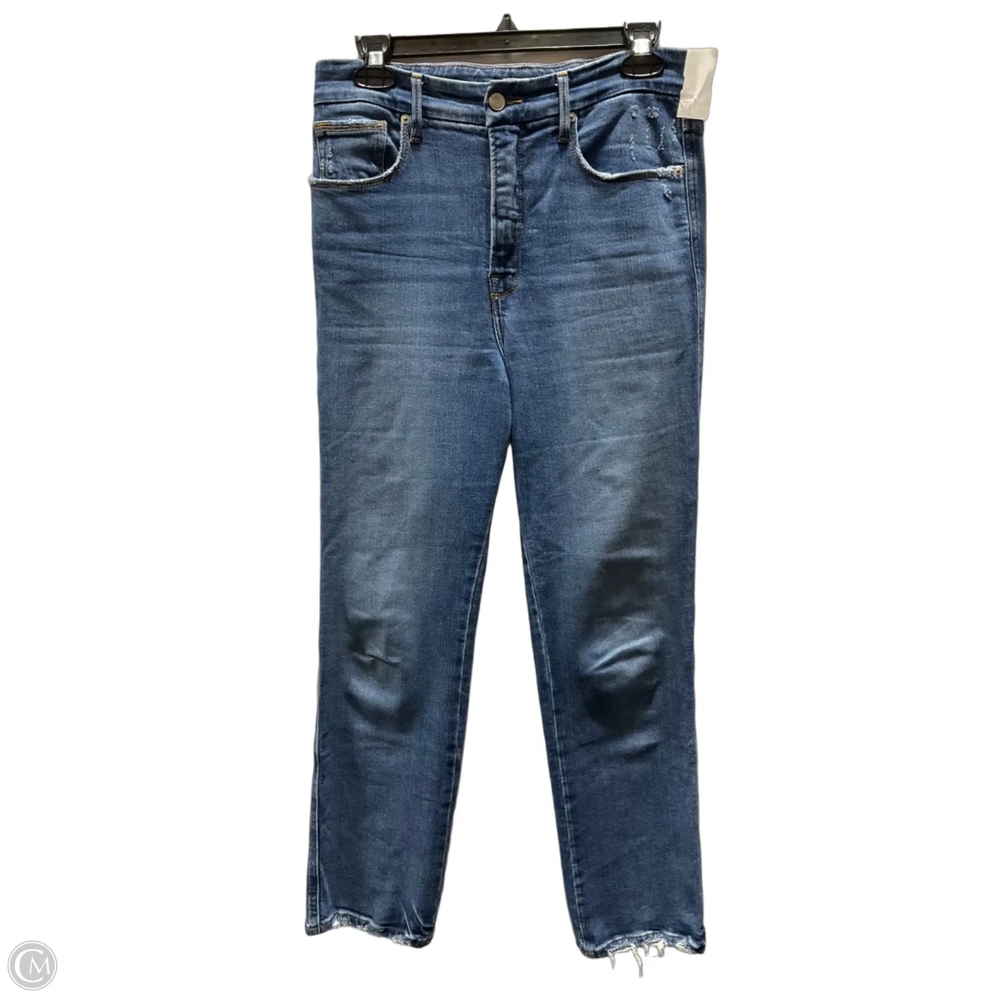 Jeans Straight By Good American In Blue, Size: 6