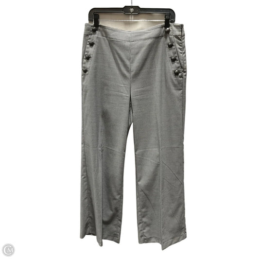 Pants Dress By Loft In Black & Cream, Size: 8