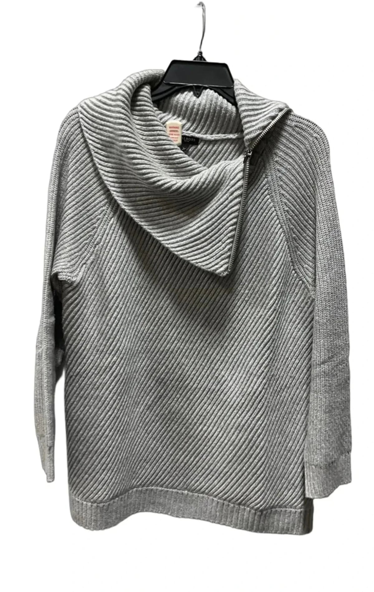 Sweater By Talbots In Grey, Size: L