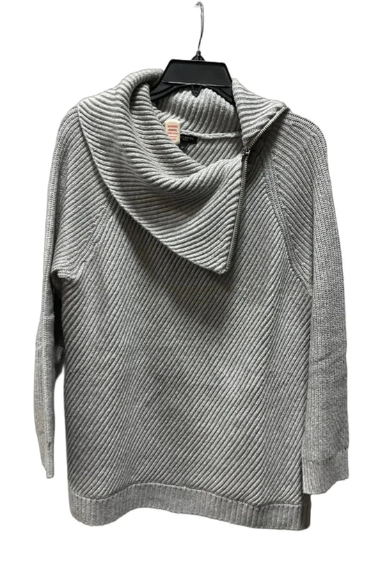 Sweater By Talbots In Grey, Size: L