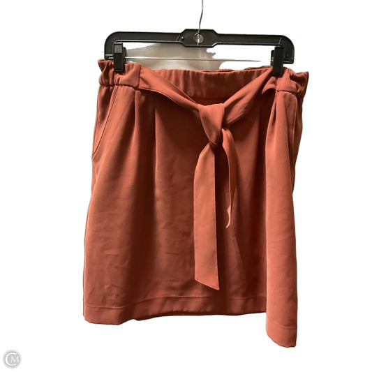 Athletic Skirt By Lululemon In Orange, Size: 12