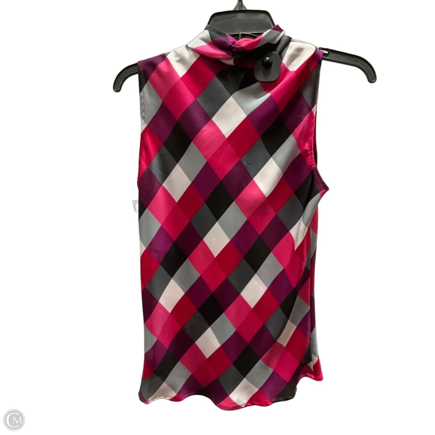Top Sleeveless By Nine West In Pink & Purple, Size: M