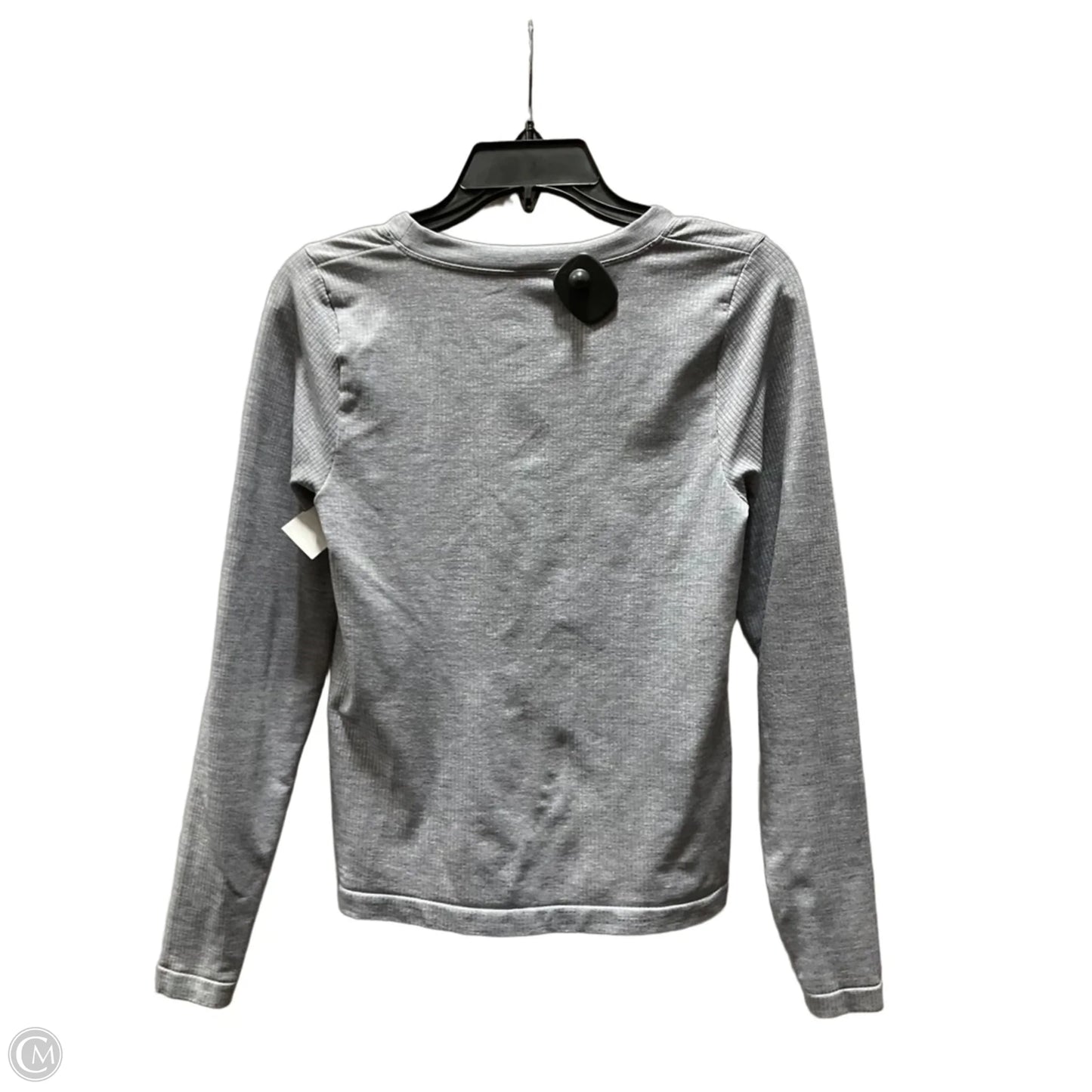 Athletic Top Long Sleeve Crewneck By Athleta In Grey, Size: M