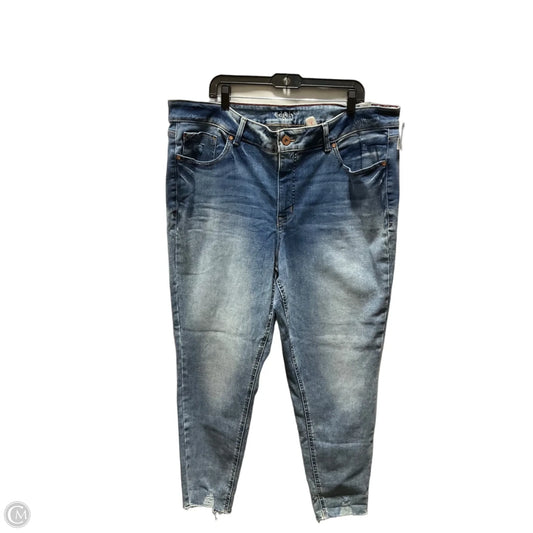 Jeans Skinny By Edgely In Blue, Size: 24