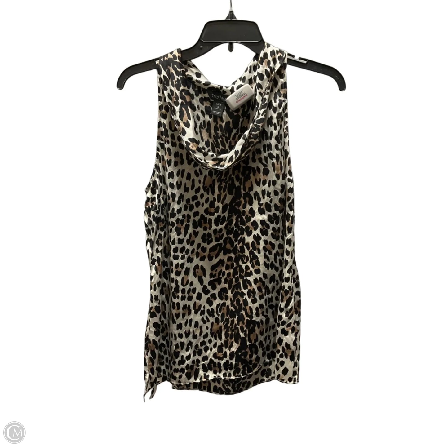 Top Sleeveless By White House Black Market In Leopard Print, Size: S