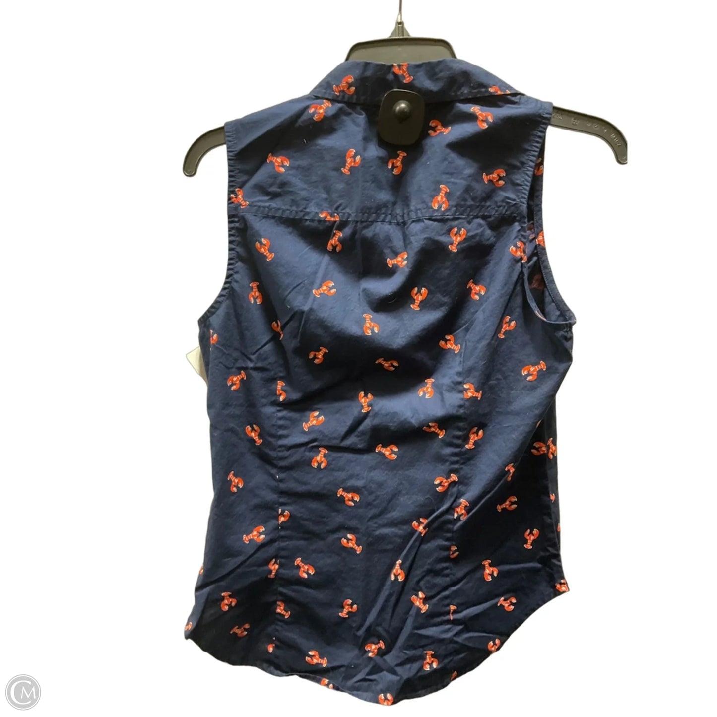 Blouse Sleeveless By J. Crew In Blue, Size: S