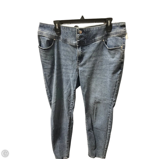 Jeans Straight By Lane Bryant In Blue, Size: 18