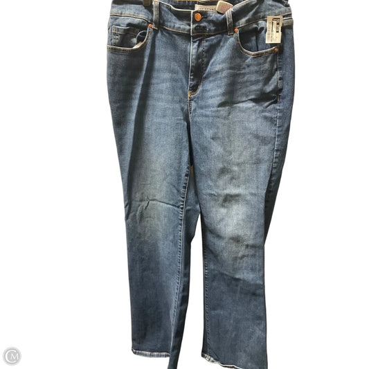 Jeans Wide Leg By Lane Bryant In Blue, Size: 16