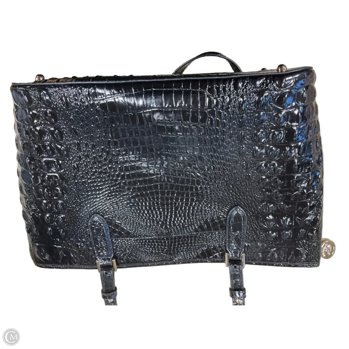 Handbag Designer By Brahmin, Size: Large
