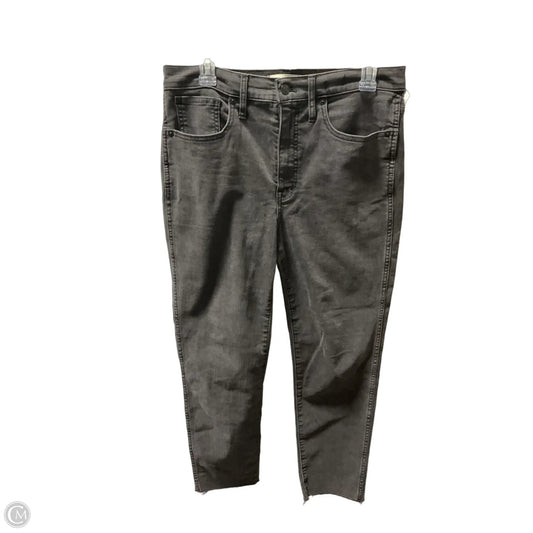 Jeans Straight By Madewell In Grey, Size: 8