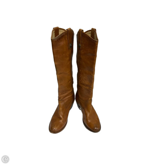 Boots Designer By Frye In Brown, Size: 6.5
