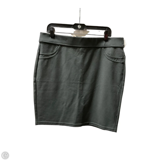 Skirt Midi By Liverpool In Green, Size: 14