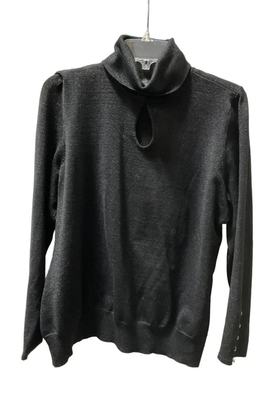Top Long Sleeve By Lane Bryant In Black, Size: Xl