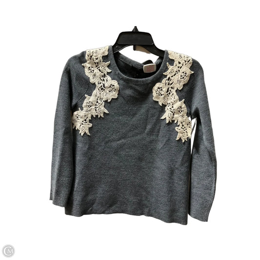 Top Long Sleeve By J. Crew In Grey, Size: Xs