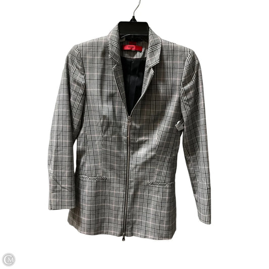 Blazer By Hugo Boss In Grey & Pink, Size: Xs