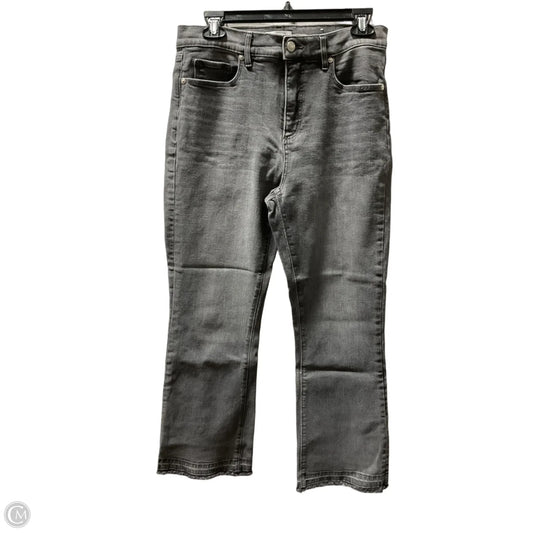 Jeans Flared By Loft In Grey, Size: 6