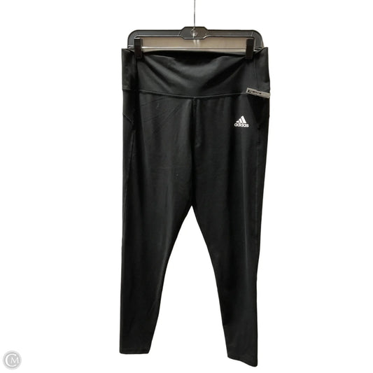 Athletic Pants By Adidas In Black, Size: L