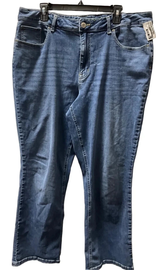 Jeans Wide Leg By Maurices In Blue, Size: 20