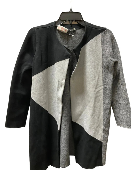 Cardigan By Ann Taylor In Black & Grey, Size: Xs