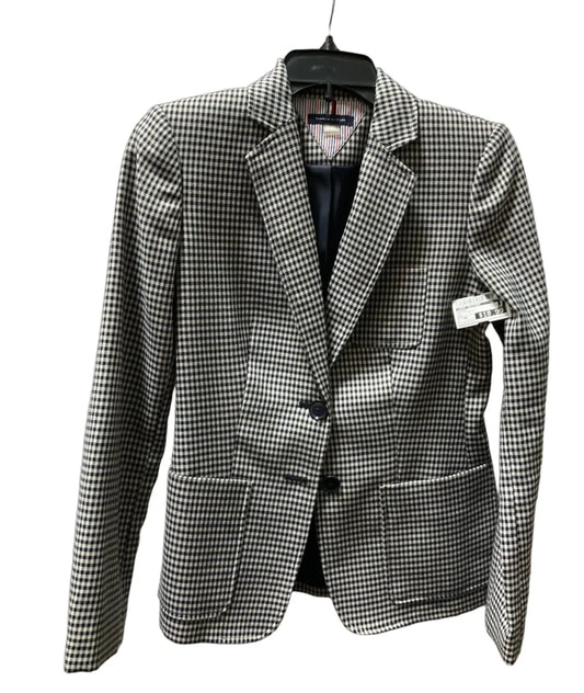 Blazer By Tommy Hilfiger In Blue & White, Size: Xs