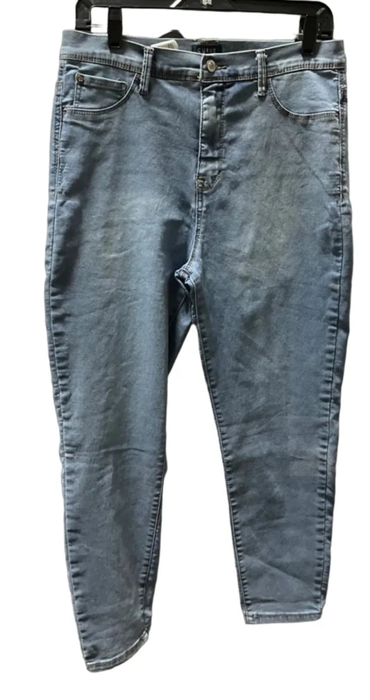 Jeans Skinny By Curve Appeal In Blue, Size: 12