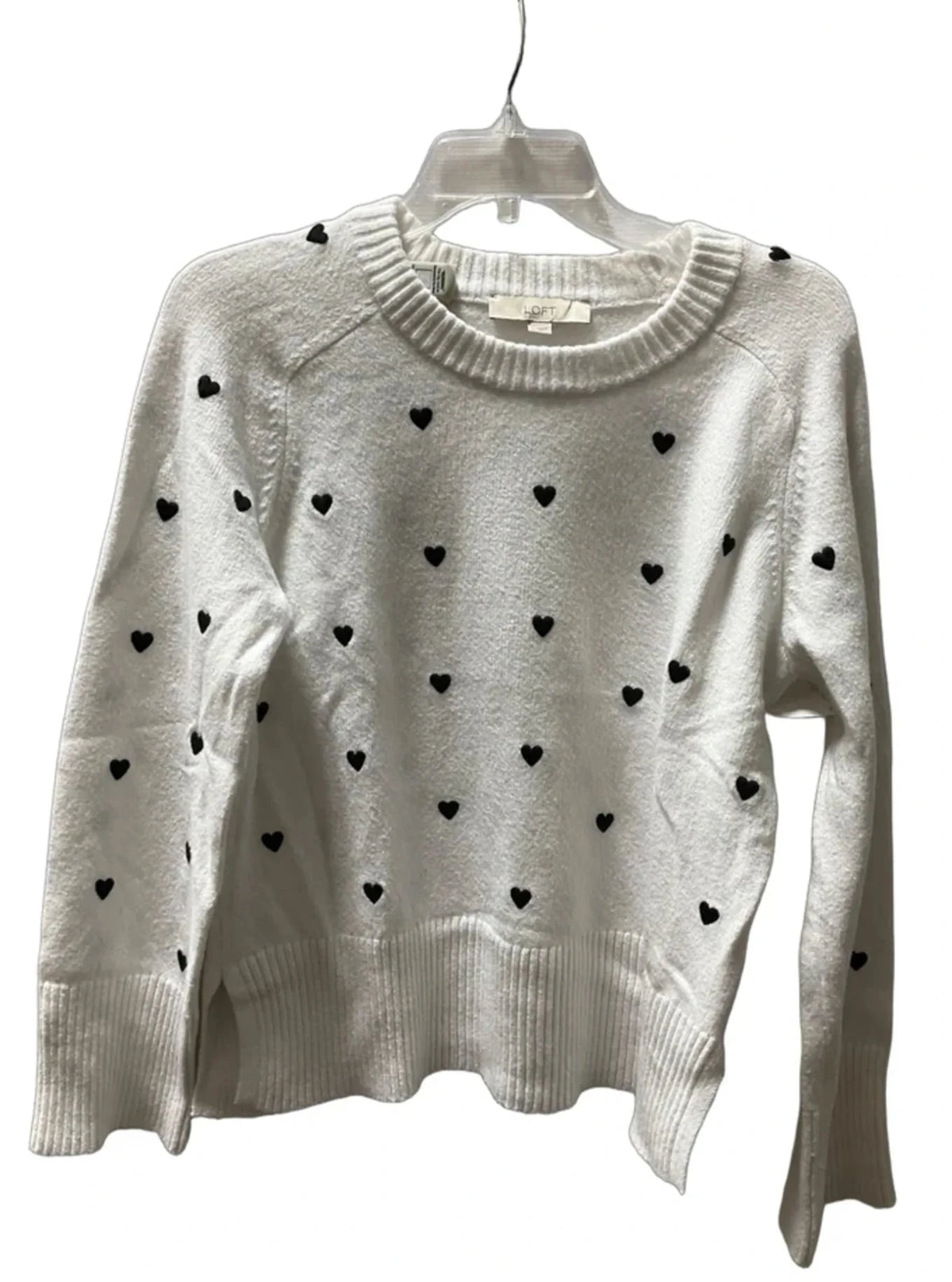 Sweater By Loft In White, Size: M