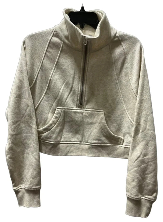 Top Long Sleeve By Antonio Melani In Cream, Size: M