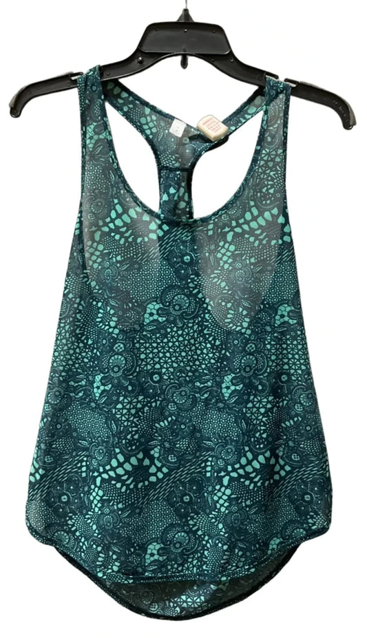 Athletic Tank Top By Lululemon In Green, Size: 4