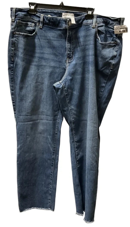 Jeans Straight By Lane Bryant In Blue, Size: 22
