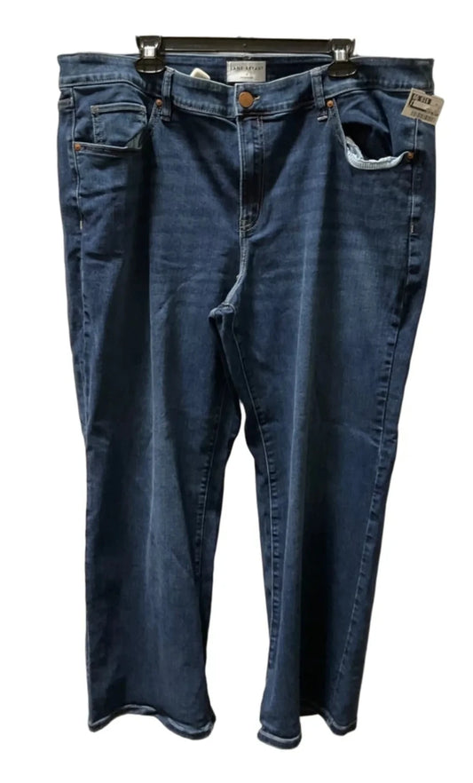 Jeans Flared By Lane Bryant In Blue, Size: 22