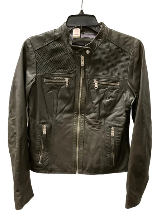 Jacket Leather By Marc New York In Green, Size: S